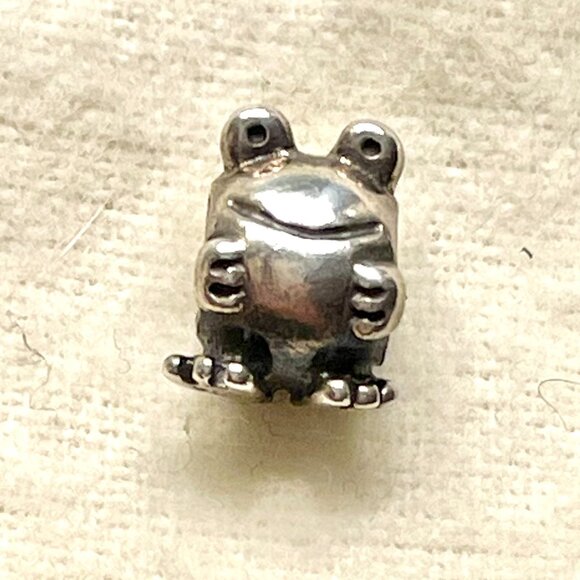 Pandora Jewelry - Authentic Pandora Happy Frog Charm – 925 Sterling Silver